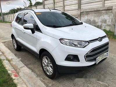 White Ford Ecosport 2018 Manual Gasoline for sale