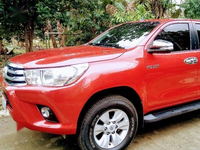 Sell 2nd Hand 2016 Toyota Hilux Automatic Diesel at 33000 km in Davao City