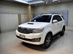 2015 Toyota Fortuner G 4x2 2.5L DIESEL AUTOMATIC - 5Y Freedom White 838t Negotiable Batangas Area