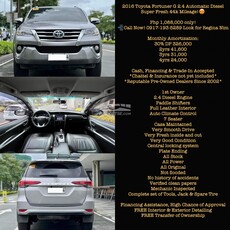 2016 Toyota Fortuner 2.4 G Diesel 4x2 AT in Makati, Metro Manila