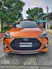 Selling Orange Hyundai Veloster 2017 Automatic Gasoline