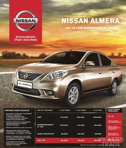 Nissan Almera 1.5 MT or AT