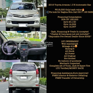 2015 Toyota Avanza 1.3 E AT in Makati, Metro Manila