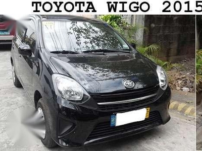 2015 Toyota Wigo 1.0 AT Black HB For Sale