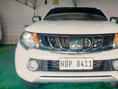 Sell White 2019 Mitsubishi Strada in Quezon City