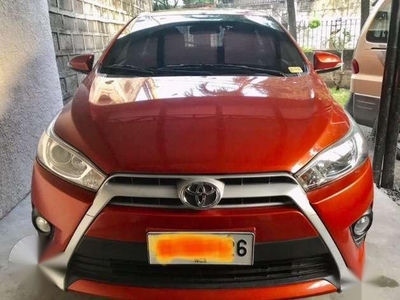Toyota Yaris 2015 AT Orange HB For Sale