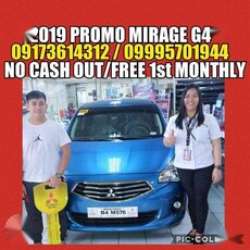 2019 Promotion for Mitsubishi Mirage g4