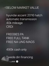 Hyundai Accent 2016 Hatchback FOR SALE