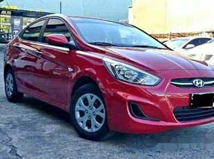 Red Hyundai Accent 2017 at 9000 km for sale