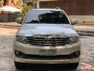 Sell Silver 2012 Toyota Fortuner at 35000 km in Manila