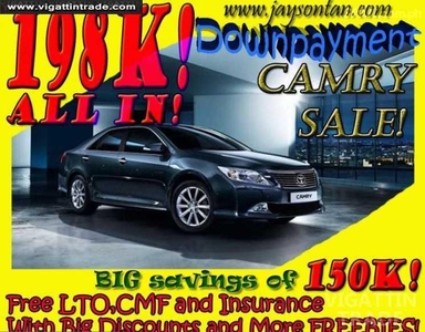 Brand New Toyota Camry 2013 All In Sale Low Downpayment