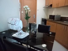 1 BR unit furnished w/ balcony for rent @ TRION TOWER 1