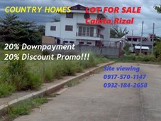 158sqm Country Homes Cainta Rizal lot for sale near Pasig