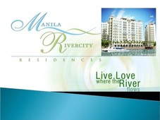 1BR for Sale RFO in Manila RiverCity Residences