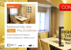 1BR UNIT IN GRAND EASTWOOD PALAZZO