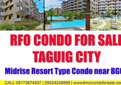 2BR Ready For Occupancy Condo in Taguig LOWEST OFFER!!!