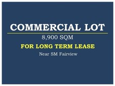 8,900 sqm Commercial Lot for Lease