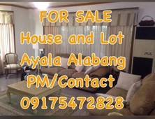 Ayala Alabang Village House and Lot for sale