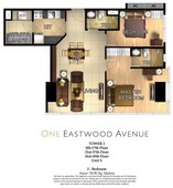 One Eastwood Avenue Tower 1 -2 bedroom unit