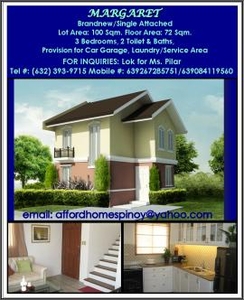 BRANDNEW HOUSE MARGARET 3BDRMS For Sale Philippines
