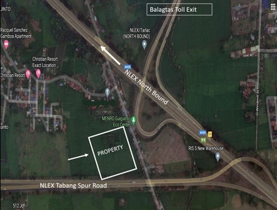 3 Hectares Lot along NLEX Tabang Spur Road For Sale