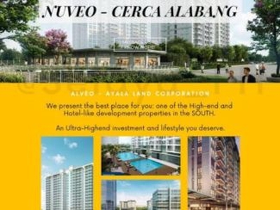 For Sale: Studio Condominium Unit at Nuveo Cerca in Alabang