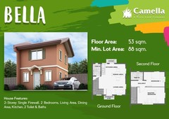 Available Two (2) Bedrooms in Camella General Santos, Gensan City worth 3.7M
