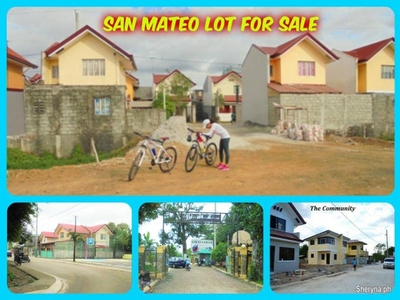 Residential lots for sale Guitnangbayan San Mateo Rizal 100sqm