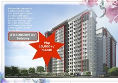 Bloom Residences in Sucat Paranaque City PHP 15,000