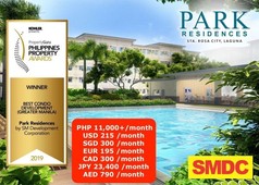 Park Residences in SM Sta. Rosa Laguna