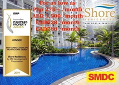 SHORE-3 RESIDENCES in Mall of Asia Complex, Pasay City