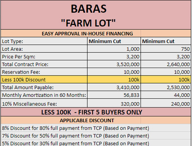 Lot For Sale In Baras, Rizal