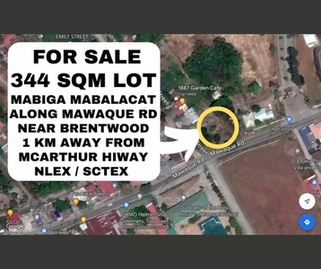 Lot For Sale In Mabiga, Mabalacat
