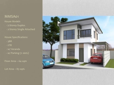 House for sale in Mandaue SINGLE ATTACHED 10K a mo. Bank PAG IBIG