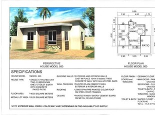 2 Bedroom furnished House, House and lot