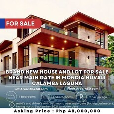 Calamba, Villa For Sale