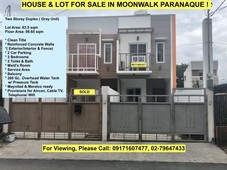 Ready for Occupancy - House and Lot For Sale in Moonwalk Paranaque Near Airport, Bicutan and MOA, 4.6M only!