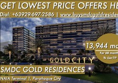 Lowest Price Here! SMDC Gold Residences NAIA Condo