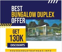 Affordable Bungalow Duplex House and Lot in Citta Maria Darasa Tanauan
