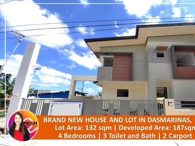 4 Bedroom Brand New Single Detached House for Sale in Dasmariñas Cavite