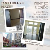Rent to Own 2Bedroom Condo 30K monthly 4yrs No Interest San Lorenzo Place Makati near BGC NAIA MOA