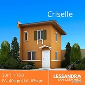 AFFORDABLE HOUSE AND LOT IN SAN ILDEFONSO CRISELLE