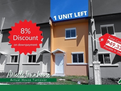 For Sale 2 Bedroom Townhouse in Tagum City