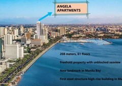 Pre-selling Angela Apartments @ Manila Bay - Luxury 5 Star Condo with Seaview