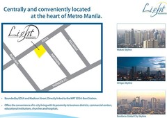 light 2 residences in mandaluyong city, metro manila very near makati and ortigas business districts