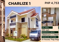 3BR 3T&B House and Lot for Sale (Charlize 1)