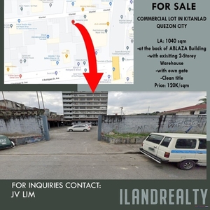 Lot For Sale In Dona Josefa, Quezon City