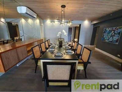 3 Bedroom Furnished For Rent in Proscenium at Rockwell