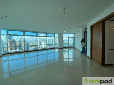 3 Bedrooms unit with Panoramic View at Two Roxas Triangle Makati