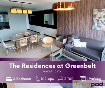 Fully Furnished 2 Bedroom Condo Unit at The Residences